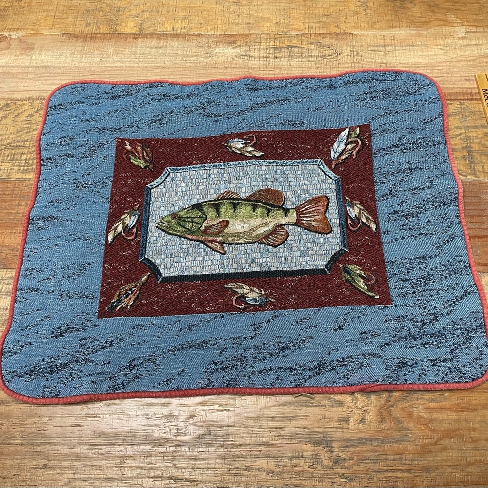 Bob Timberlake pillow sham fish cabin core made in USA cotton blend